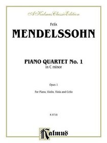 Piano Quartet, Op. 1 (Kalmus Edition)