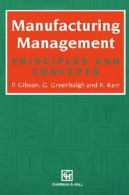 Manufacturing Management : Principles and Concepts