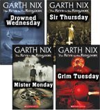 The Keys to the Kingdom, Books 1-4: Mister Monday, Grim Tuesday, Drowned Wednesday, and Sir Thursday (4-Book Set)