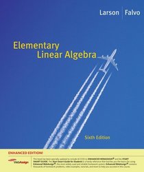Elementary Linear Algebra, Enhanced Edition (with Enhanced WebAssign 1-Semester Printed Access Card)