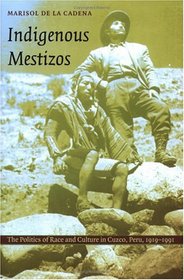 Indigenous Mestizos: The Politics of Race and Culture in Cuzco, Peru, 1919-1991 (Latin America Otherwise)