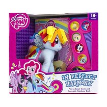 My Little Pony - In Perfect Harmony Play-a-Song book and Rainbow Dash Plush - PI Kids