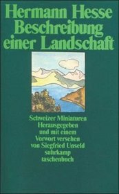 Beschreibung einer Landschaft. Schweizer Miniaturen.