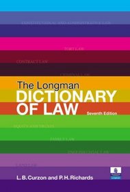 English Legal System: AND Longman Dictionary of Law