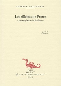 Les Rillettes de Proust (French Edition)