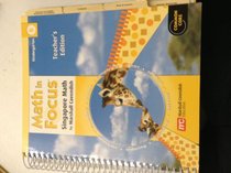 Math in Focus: Singapore Math: Teacher's Edition Grade K Volume B 2012