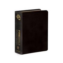 Fire Bible: New International Version Black Bonded Leather