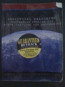 Analytical Reasoning, University Studies 130 (Custom for North Carolina A&T University)