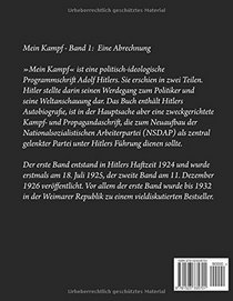 Mein Kampf: Originalausgabe (Mein Kampf von Adolf Hitler) (Volume 1) (German Edition)