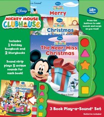 Mickey Mouse Clubhouse 3-Book Play-a-Sound Christmas Library