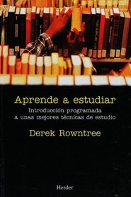 Aprende a estudiar (Spanish Edition)