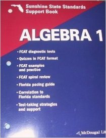Sunshine State Standards Support Book Algebra 1