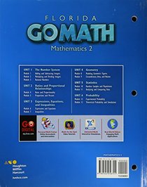 Holt McDougal Go Math! Florida: Student Interactive Worktext Mathematics 2 2015
