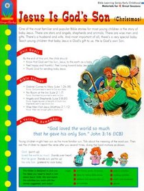 Jesus is God's son: (Christmas) (Bible learning series/early childhood)
