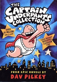 Captain Underpants Boxed Set (Four Books and a Whoopee Cushion)