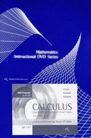 DVD for Larson/Hostetler/Edwards' Calculus: Early Transcendental Functions, 4th