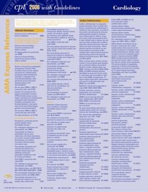 Cpt 2006 AMA Express Reference Coding Card Dermatologoy: With Guidelines