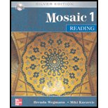 Mosaic 1 : Reading - With CD Silver Edition