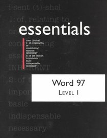 Word 97 Essentials (Essentials (Que Paperback))