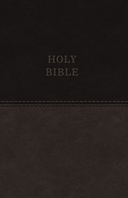 KJV, Value Thinline Bible, Large Print, Leathersoft, Gray, Red Letter Edition, Comfort Print