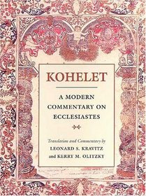 Kohelet: A Modern Commentary on Ecclesiastes (Modern Commentary On)