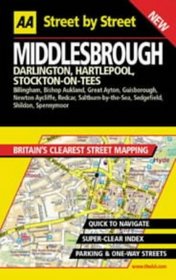 AA Street by Street: Middlesbrough, Darlington, Hartlepool, Stockton-on-Tees