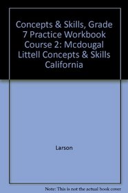 Practice Workbook Spanish Edition (California Middle School Mathematics Concepts and Skills, Course 2)