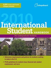 International Student Handbook 2010 (International Student Handbook of Us Colleges)