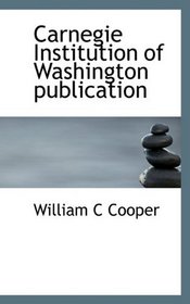 Carnegie Institution of Washington publication