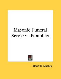 Masonic Funeral Service - Pamphlet