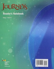 Journeys: Reader's Notebook Consumable Collection Grade 1