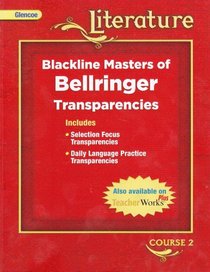 Glencoe Literature Blackline Masters of Read Aloud Think Aloud Transparencies Course 2