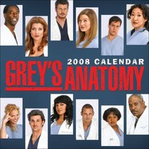 GREY'S ANATOMY 2008 MINI WALL CALENDAR