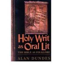 Holy Writ as Oral Lit