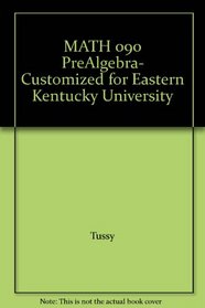 MATH 090 PreAlgebra- Customized for Eastern Kentucky University