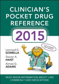 Clinicians Pocket Drug Reference 2015 (Pocket Reference)