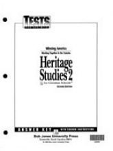 Heritage Studies 2 answer key