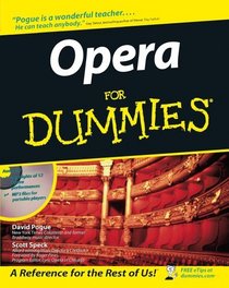 Opera for Dummies  (Book and Audio CD)