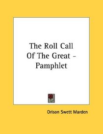 The Roll Call Of The Great - Pamphlet