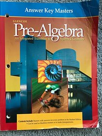 Answer Key Masters (Glencoe Pre-Algebra)