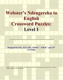 Webster's Ndengereko to English Crossword Puzzles: Level 1