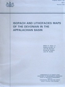Isopach and lithofacies maps of the Devonian in the Appalachian basin