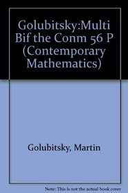 Multiparameter Bifurcation Theory: Proceedings (Contemporary Mathematics)
