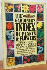 Gardener's Index of Plants and Flowers