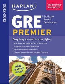 GRE 2013 Premier with CD-ROM