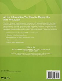 Wiley CPAexcel Exam Review 2018 Study Guide: Financial Accounting and Reporting (Wiley Cpa Exam Review Financial Accounting and Reporting)