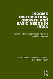 Income Distribution, Growth and Basic Needs in India (Routledge Library Editions British in India)