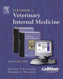 Textbook of Veterinary Internal Medicine e-dition, 6E - Text w/ Continually Updated Online Reference, 2-Vol Set