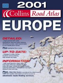 Collins Road Atlas, Europe, 2001