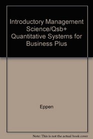 Introductory Management Science/Qsb+ Quantitative Systems for Business Plus